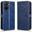 Etui z klapką do Xiaomi Redmi A5, Wallet Rhombus, niebieskie