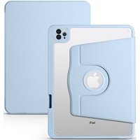 Etui do iPad Pro 11" 2022/2021/2020 (4/3/2 gen.), z miejscem na rysik, Obrotowe 360°, Niebieskie