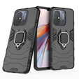 Etui do Xiaomi Redmi 12C, Kickstand Ring, czarne