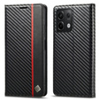 Etui z klapką do Xiaomi Redmi Note 13 Pro 5G, Carbon LC.IMEEKE, czarne