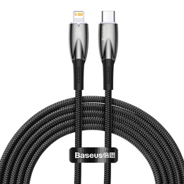 Baseus Glimmer – kabel USB‑C do Lightning 20 W 2 m - czarny