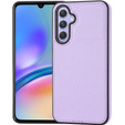 Etui skórzane do Samsung Galaxy A05s, Obudowa Lychee leather Case, fioletowe