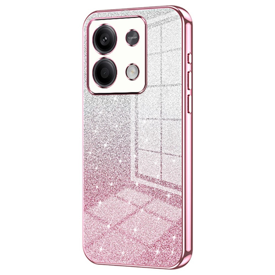 Etui do Xiaomi Redmi Note 13 5G, Glitter Case CamShield, różowe