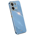 Etui do Xiaomi Redmi Note 13 5G, Glamour CamShield, niebieskie