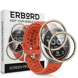 2x Szkło Hybrydowe ERBORD do Amazfit Active 2