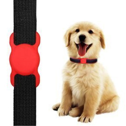 Etui do Apple AirTag 2 / 1, na obroże psa kota, Anti-lost Pet Dog, Czerwone