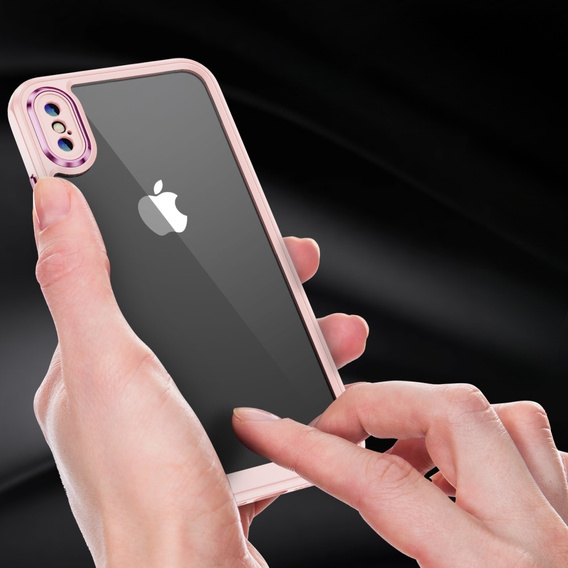 Etui do iPhone XS Max, ERBORD Impact Guard, różowe