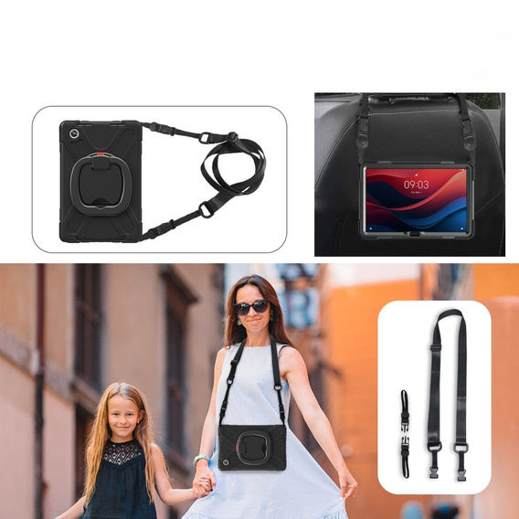 Etui dla dzieci do Lenovo Tab M11, pancerne, czarne