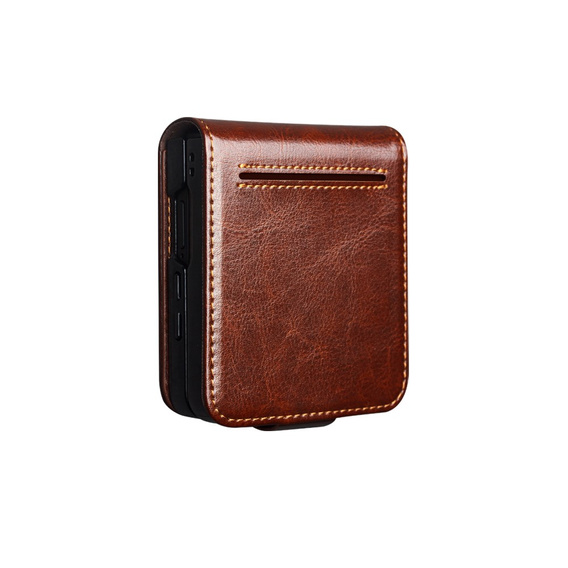 Etui skórzane do Galaxy Z Flip7 – naturalna skóra i wykończenie klasy premium