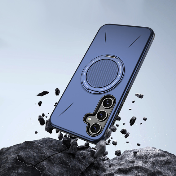 Etui do Samsung Galaxy A57 5G, z podstawką, do MagSafe, niebieskie