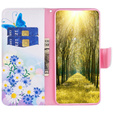 Etui z klapką do Xiaomi 13 Lite, Wallet, Butterfly & Flowers białe