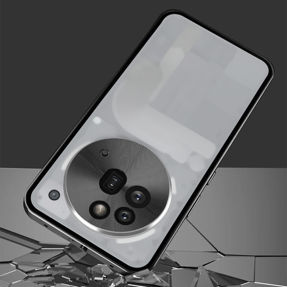 Etui do Nothing Phone 3a Pro, Frame Case, szare