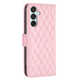 Etui z klapką do Samsung Galaxy M15 5G, Wallet, BINFEN COLOR, różowe