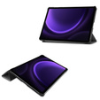 Etui do Samsung Galaxy Tab S10 Lite / S10 FE / S9 FE, Tri-fold, z miejscem na rysik, szare