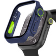 2w1 Etui + Szkło Hartowane do Apple Watch 4/5/6/SE 44MM, Granatowe/Zielone