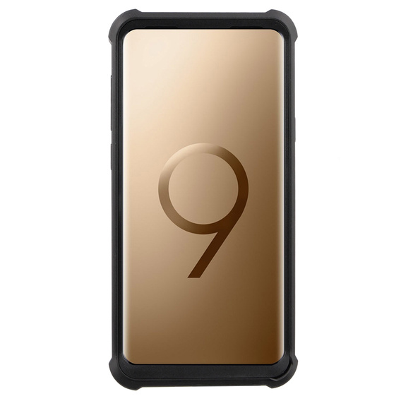 Etui pancerne do Samsung Galaxy S9 Plus, Dexnor Full Body, czarne