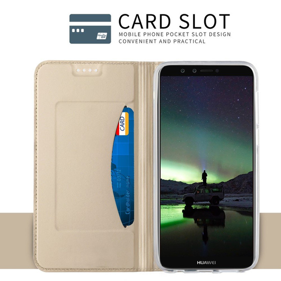 Złote Etui SkinPro do Huawei Y9 2018