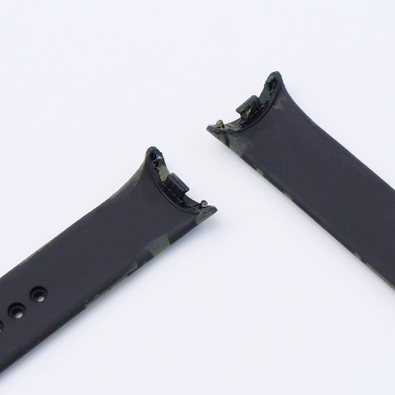 Pasek Silikonowy do Xiaomi Smart Band 10 / 9 / 8, Kamuflaż zielony