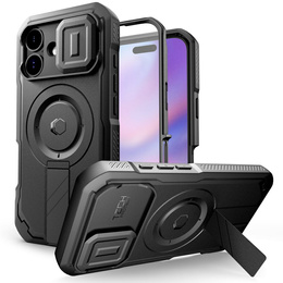 Etui Tech-Protect do iPhone 17, Kevlar MagSafe+, Czarne