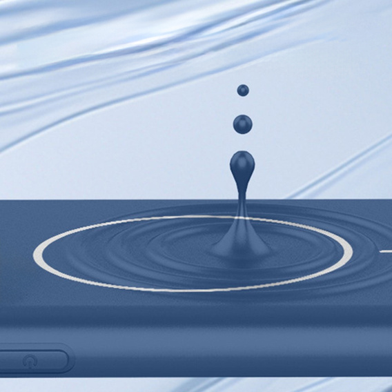 Etui do Honor Magic 8 Lite, Silicone Lite, niebieskie