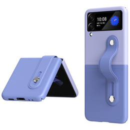 Etui Wristband Kickstand do Samsung Galaxy Z Flip3 5G, Blue/Purple
