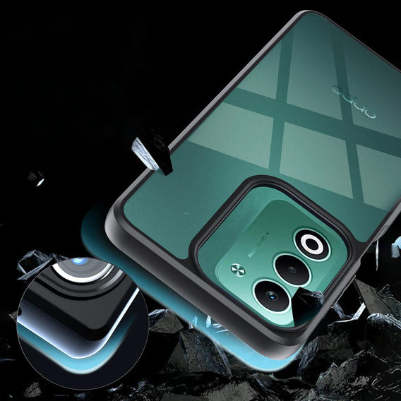 Etui do Oppo A5 5G / A5m, Fusion Hybrid, przezroczyste