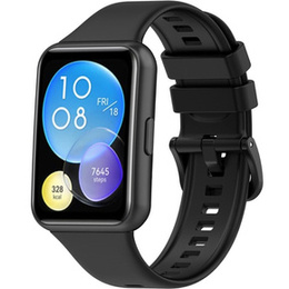 Pasek Silikonowy do Huawei Watch Fit 2, Czarny
