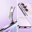 Etui do Samsung Galaxy A15 4G/5G, Electro MagSafe, różowe + Szkło na ekran