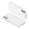 Etui do iPhone 17, do MagSafe, brokatowe, przezroczyste