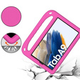 Etui dla dzieci do Samsung Galaxy Tab A11/A9, dziecięce z uchwytem, Różowe
