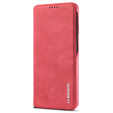Etui z klapką do Samsung Galaxy S22+ Plus 5G, LC.IMEEKE, czerwone