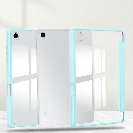 Etui do Samsung Galaxy Tab S11, Smartcase Hybrid, z miejscem na rysik, niebieskie