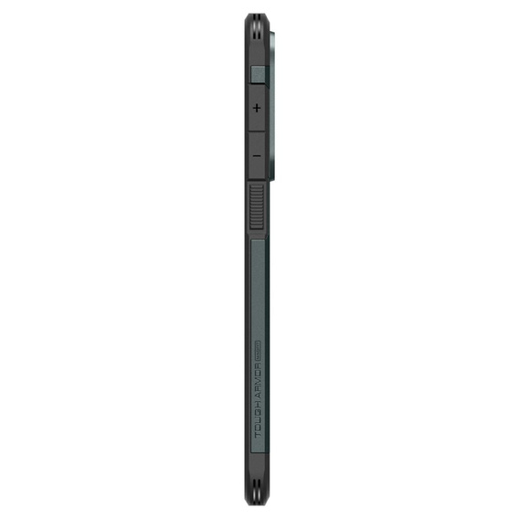 Etui Spigen do Samsung Galaxy S25 Edge, Tough Armor MagSafe, zielone + Szkło Hartowane 9H