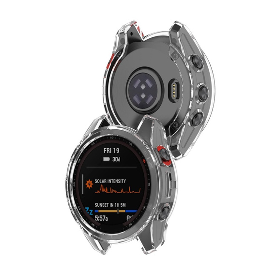 Etui do Garmin Fenix 7s, Transparent 