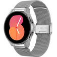 Bransoleta + Etui z Osłoną na Ekran do Samsung Galaxy Watch 5 44mm, Srebrny