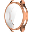 2w1 Etui z Osłoną na Ekran do Samsung Galaxy Watch 7 44mm, Różowe złoto