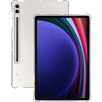 Etui do Samsung Galaxy Tab S9+, z miejscem na rysik, Silikonowe, Przezroczyste