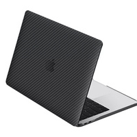 Etui HardShell do Macbook Air 13 A2337 M1 A2179 A1932, Karbon, Czarne