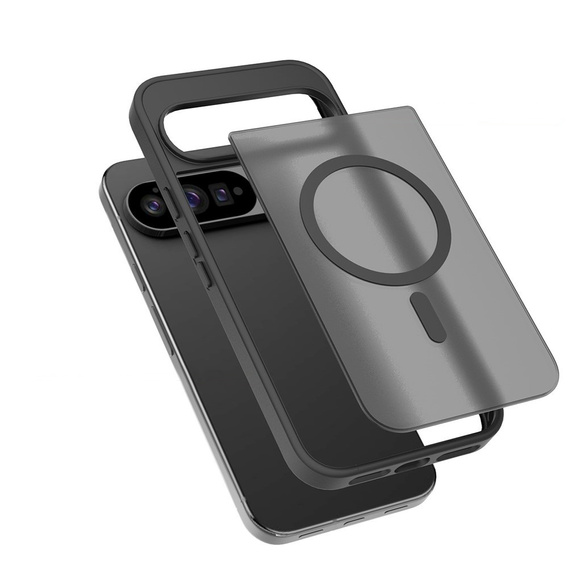 Etui do Google Pixel 10 Pro XL, do MagSafe, ERBORD Matt Case - czarny