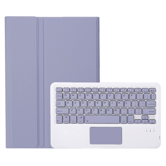 Etui z klawiaturą Bluetooth Touchpad do Lenovo Idea Tab 11" 2025 TB336FU TB336ZU, fioletowe