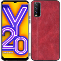 ERBORD Etui Leather Case do Vivo Y20/Y20i/Y20s/Y11s - Red