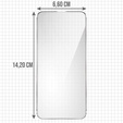 2x Szkło Hartowane do iPhone 15 Pro, ERBORD 9H Hard Glass, szybka