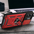 Etui pancerne do Infinix Hot 50i 4G, CamShield Slide, czerwone