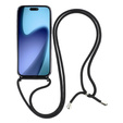 Etui do iPhone Air, Electro MagSafe, czarne + Smycz