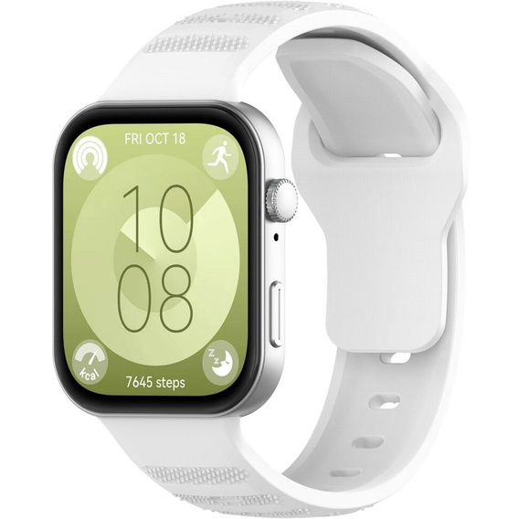 Pasek Silikonowy do Huawei Watch Fit 4 / 4 Pro / 3, Biały