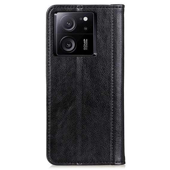 Etui do Xiaomi 13T / 13T Pro, Wallet Litchi Leather, czarne