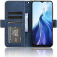 Etui z klapką do Realme Note 70T 4G, Card Slot, granatowe