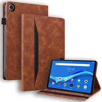 Etui do Lenovo Tab M10 Plus 10.6 Gen 3 TB-125F TB-128F, Classic, z miejscem na rysik, brązowe