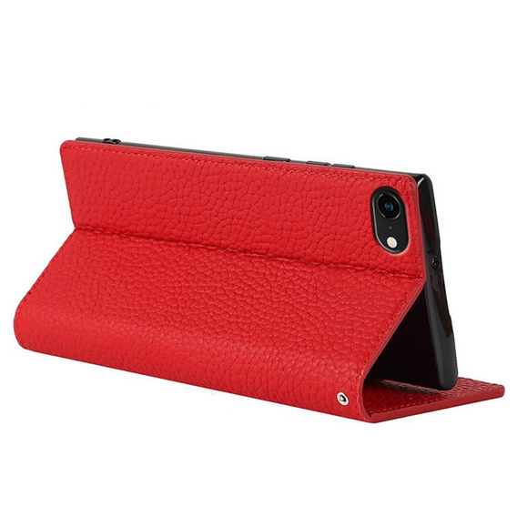 Skórzane etui do iPhone 7/8/SE 2020/SE 2022, ERBORD Grain Leather, czerwone