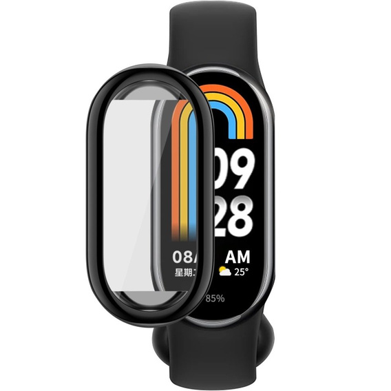 Etui Silikonowe do Xiaomi Smart Mi Band 8 / Xiaomi Smart Mi Band 9, Czarne